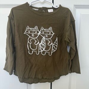 Zara kids long sleeve top in size 2-3 Y
